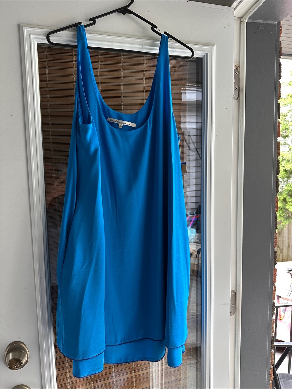 RACHEL Rachel Roy Bright Blue Sleeveless Shift Dress